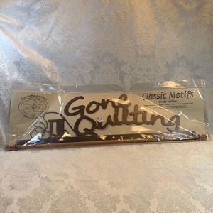 Quilting Gone Quilting Handcrafted Wire Classic Craft Holder Scrapbook Sewing